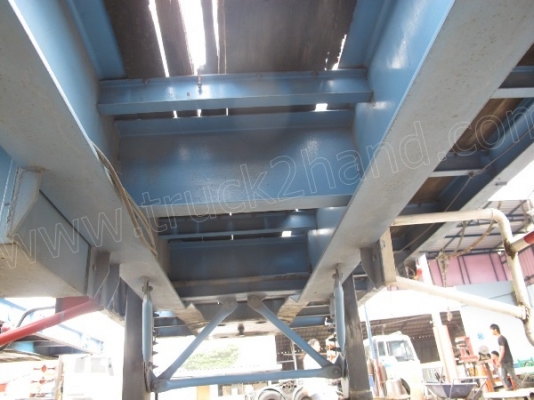 หางพ่วงพื้นเรียบ 2 เพลา บ.พนัส ปี46 ยาว12เมตร