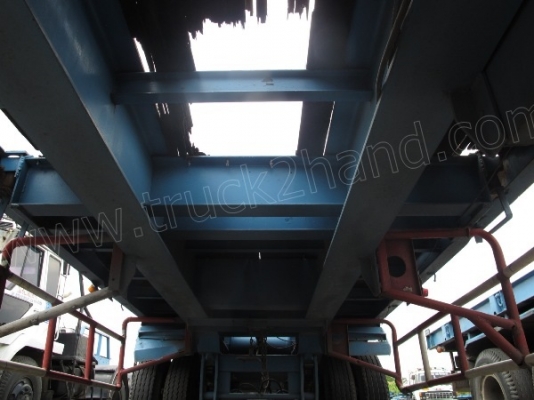 หางพ่วงพื้นเรียบ 2 เพลา บ.พนัส ปี46 ยาว12เมตร