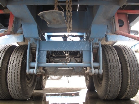 หางพ่วงพื้นเรียบ 2 เพลา บ.พนัส ปี46 ยาว12เมตร