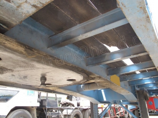 หางพ่วงพื้นเรียบ 2 เพลา บ.พนัส ปี46 ยาว12เมตร