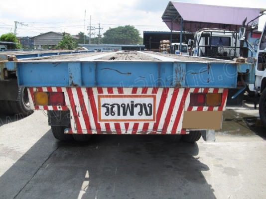 หางพ่วงพื้นเรียบ 2 เพลา บ.พนัส ปี46 ยาว12เมตร