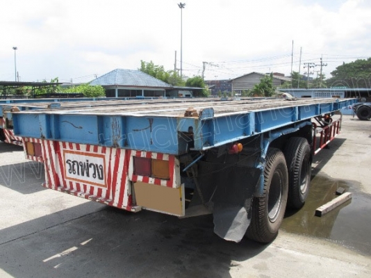 หางพ่วงพื้นเรียบ 2 เพลา บ.พนัส ปี46 ยาว12เมตร