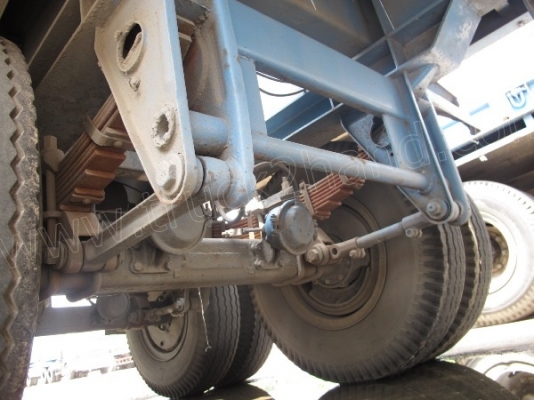 หางพ่วงพื้นเรียบ 2 เพลา บ.พนัส ปี46 ยาว12เมตร