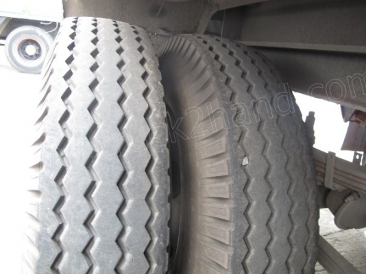 หางพ่วงพื้นเรียบ 2 เพลา บ.พนัส ปี46 ยาว12เมตร