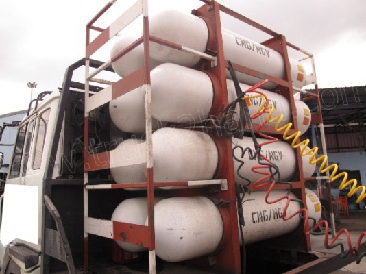 หัวลาก HINOรุ่น FR289B 285แรง ติดก๊าซCNG 2 เพลา