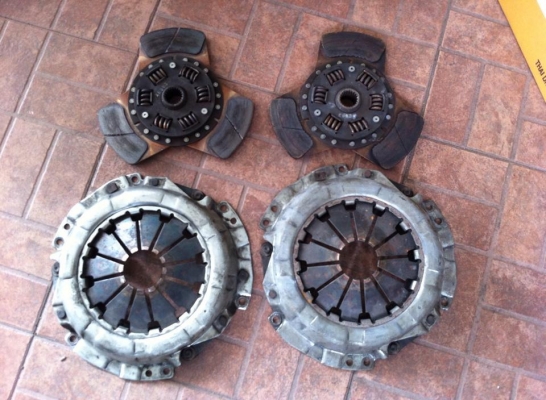 ขาย ครัช TRD หวี+ผ้าทองแดง 4A  1NZ 2ZZ