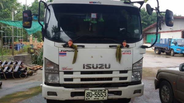 6ล้อรั้ว 210แรง ISUZU MP1 FRR90L9T-000116 ปี*2554 รถห้างแท้..สวย