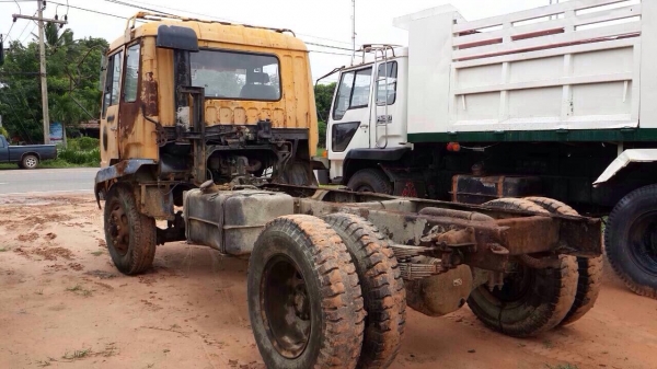 ขายรถบรรทุกหกล้อ MITSUBISHI FK455F เครื่อง 6D14 - 160 แรง ทะเบียน ม.79 รถขับกลับได้ค่ะ