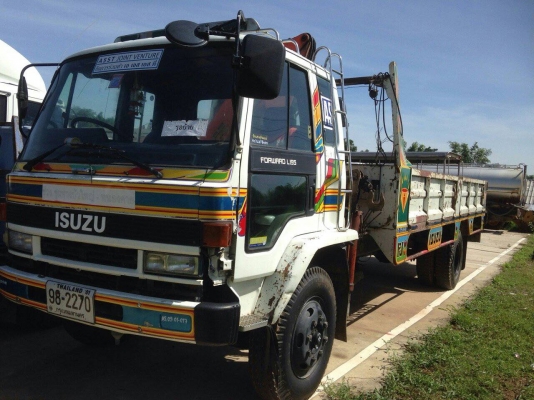 ขายรถประกอบ ครับ ISUZU 195 ติดเฮียบ 5 ตัน กระบะคาร์โก้ 7 เมตร