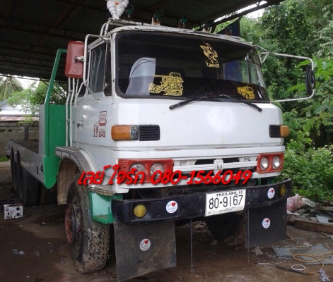 **520,000 บ.ต่อรอง**ขาย10ล้อเพลาเทเลอร์ ขึ้นแบคโฮ120 MITSUBISHI FN225K เครื่องเดิมเกียร์เดิม 6D15 170แรง ช่วงล่างเดิม คัสซีสวยไม่ปะไม่ดาม หางต่อใหม่ สภาพสวยไม่มีผุ หัวเก๋งเดิม ภายในดีคอนโซลครบ พ.พาวเวอร์ เบรคทริฟฟี่ ยางดี6เส้นพอใช้4เส้น สีสันดีสวย พร้อมใช