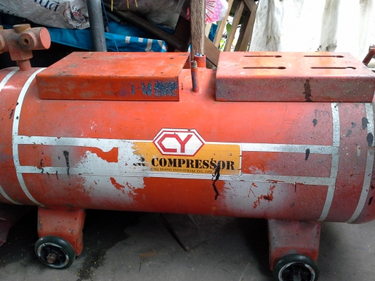 ขายถังลมยี่ห้อcy 120ลิตรถังเปล่า