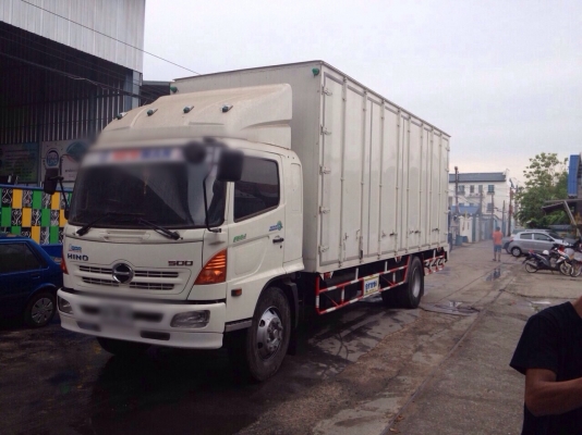 ขายรถบรรทุกหกล้อตู้แห้ง HINO FG1JPRA เครื่อง JO8C - 212 แรง เกียร์เดิม สภาพสวยพร้อมใช้