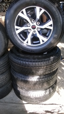 ขายล้อ TRD ขอบ17พร้อมยางป้ายแดงชุดละ39000