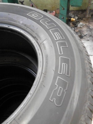 265/65R17 BRIDGESTONE DUELER H/T 684II  ชุด 4 เส้น ปีสวยๆ ดอกยางยังหนา TEL.081-427-3941