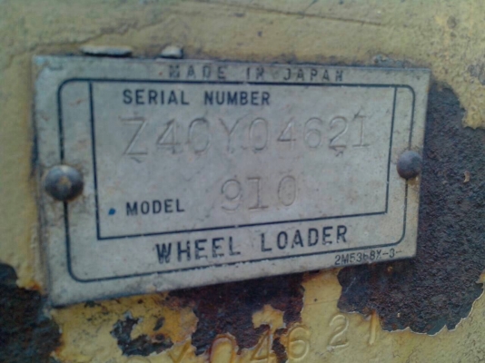 ขายรถตักล้อยาง Cat 910