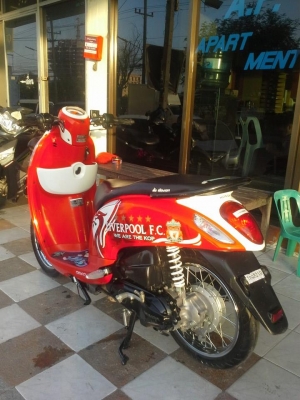 All New Honda Scoopy &ndash; i รุ่นใหม่ล่าสุด ลาย Liverpool F.C ปี 2556