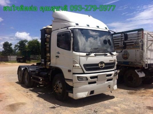 ขายรถสิบล้อหัวลาก HIno MEGa FM 320 ปี50 ก๊าชระบบก๊าชสยามราช รถสวยพร้อมใช้งาน