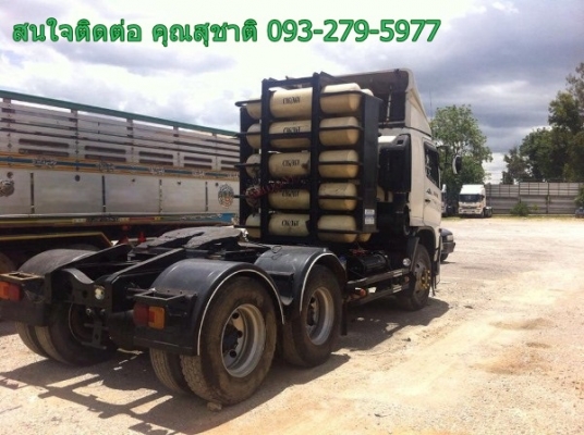 ขายรถสิบล้อหัวลาก HIno MEGa FM 320 ปี50 ก๊าชระบบก๊าชสยามราช รถสวยพร้อมใช้งาน