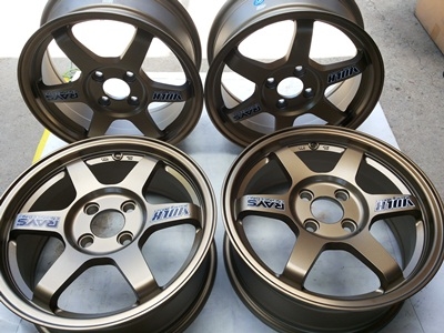 ขายล้อแม็ก TE37 (ใหม่) 4รู 100 ขอบ15X6.5 OFF 40 4 ล้อ