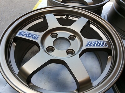 ขายล้อแม็ก TE37 (ใหม่) 4รู 100 ขอบ15X6.5 OFF 40 4 ล้อ