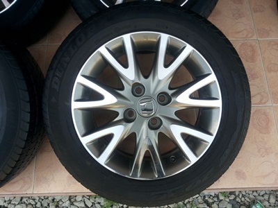 ขายล้อแม็กHONDA City Society พร้อมยางปี13 4 ล้อ ขายล้อแม็กHONDA City Society พร้อมยางปี13 4 ล้อ