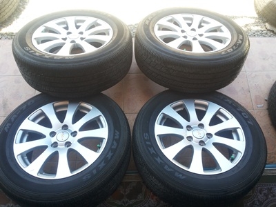 ขายล้อแม้ก Chevrolet Captiva 17 พร้อมยางปี12  4 ล้อ