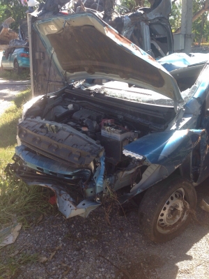 ซากรถมิตซูมิราจเครื่องเกียรสมบูรณ์ รื้อขายอะไหลทุกชิ้น