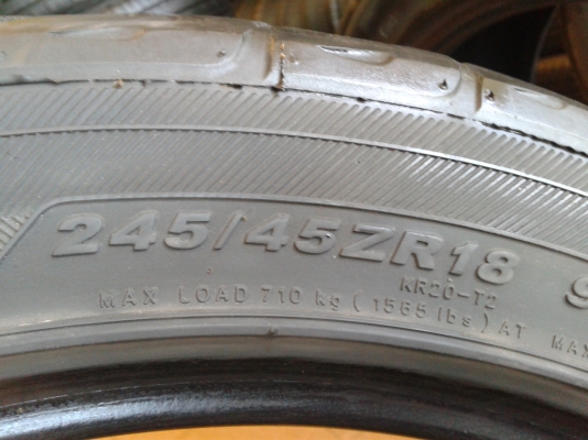 ยาง Kenda 245/45/18 ปี11 สภาพสวยๆ ดอกหนา