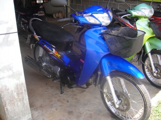 ขาย เวฟ 125 สีน้ำเงิน - ดำ สภาพสวยพร้อมใช้ ทะเบียนพร้อมชุดโอน