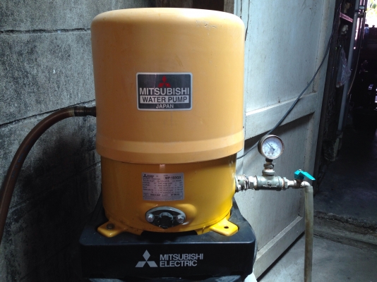 ขายปั้มน้ำอัตโนมัติ Mitsubishi 150 W สภาพสวย พร้อมใช้งาน ตรวจเช็คแรงดันเรียบร้อย ไม่มีรั่วซึม พร้อมใช้งาน
