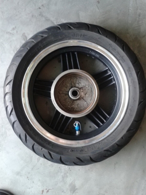 ขายล้อแม็ค lamboni พร้องยาง Quick ขอบ12 (ไม่ต้องใช้ยางใน)