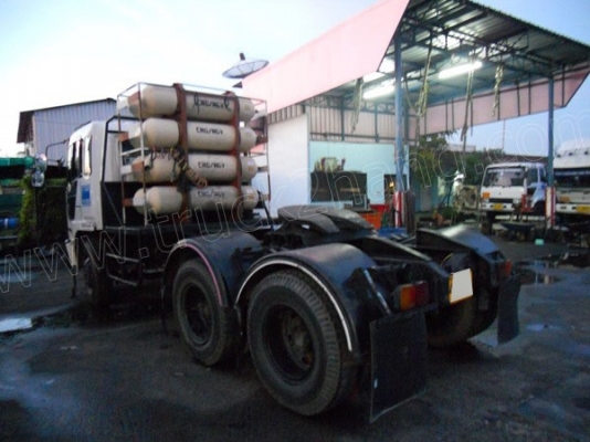 หัวลาก HINOรุ่น FN288B 285แรงเทอร์โบ ติดก๊าซCNG 2 เพลา