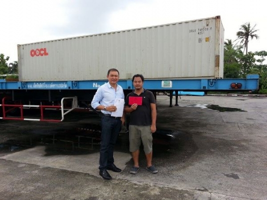 หางเทเลอร์ 2เพลา พื้นเรียบ บ.พนัส ปี2549 12เมตร