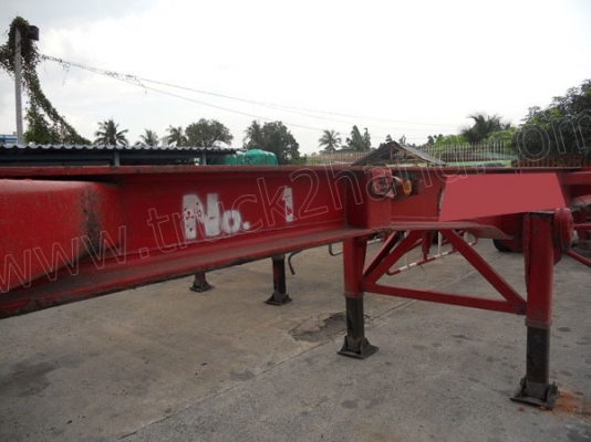 หางเทเลอร์ 2เพลา พื้นเรียบ บ.พนัส ปี2549 12เมตร