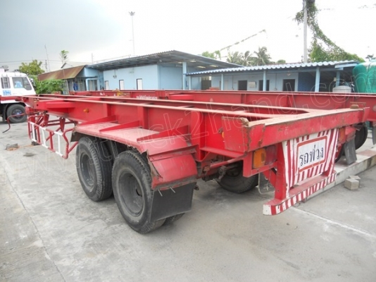 หางเทเลอร์ 2เพลา พื้นเรียบ บ.พนัส ปี2549 12เมตร