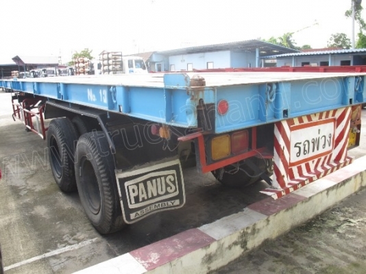 หางเทเลอร์ 2เพลา พื้นเรียบ บ.พนัส ปี2549 12เมตร