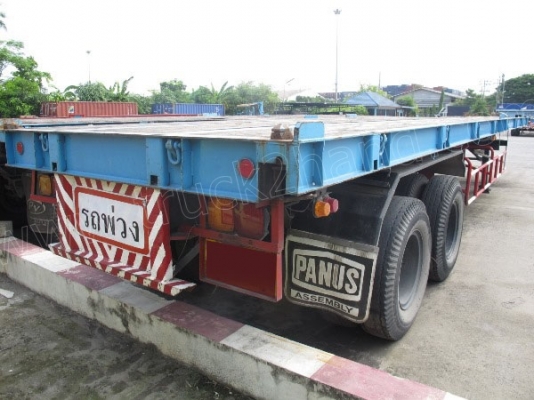 หางเทเลอร์ 2เพลา พื้นเรียบ บ.พนัส ปี2549 12เมตร