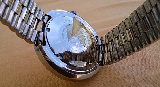 NINO swiss made auto เรือน stainless ทรงไข่ ช่องบอกวัน/วันที่อยู่หลักสาม