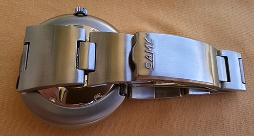 Camy Ganava swiss made auto เรือน/สาย stainless ขัดด้าน สวยงาม ทรงไข่ Camy Ganava swiss made auto เรือน/สาย stainless ขัดด้าน สวยงาม ทรงไข่