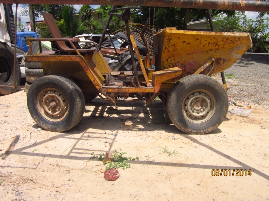 รถดั๊มเปอร์ พร้อมเครื่องมิตซู 8.5 แรง ไม่มีผุบอกเลย