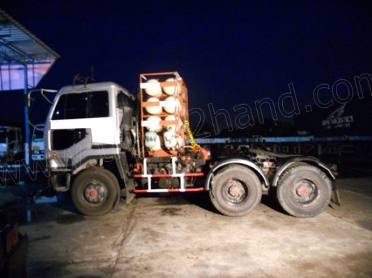 10ล้อ หัวลาก NISSAN รุ่นCW41M CNG 265แรงม้า 2 เพลา