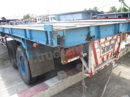 หางเทเลอร์ 2เพลา พื้นเรียบ บ.พนัส ปี2546 12เมตร