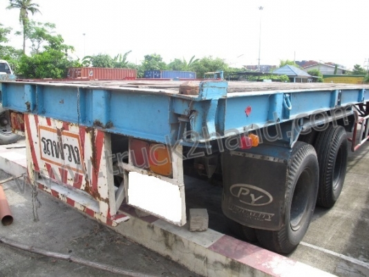 หางเทเลอร์ 2เพลา พื้นเรียบ บ.พนัส ปี2546 12เมตร