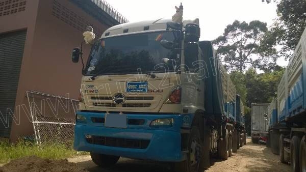 รถบรรทุกดั๊ม 10 ล้อแม่-ลูก 3 คานแท้ HINO 344 ปี 2556 สวยเดิมๆ ราคาซื้อเงินสดครั้งแรกประมาณ 4,300,000 บาท