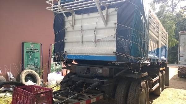 รถบรรทุกดั๊ม 10 ล้อแม่-ลูก 3 คานแท้ HINO 344 ปี 2556 สวยเดิมๆ ราคาซื้อเงินสดครั้งแรกประมาณ 4,300,000 บาท