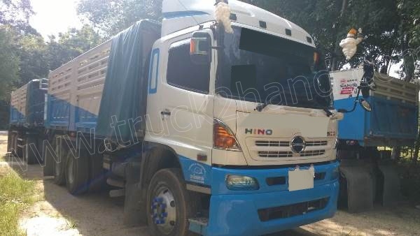 รถบรรทุกดั๊ม 10 ล้อแม่-ลูก 3 คานแท้ HINO 344 ปี 2556 สวยเดิมๆ ราคาซื้อเงินสดครั้งแรกประมาณ 4,300,000 บาท