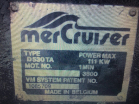 เครื่องวางท้ายMERCRUISER