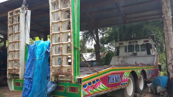 ขายคู่ รถเกี่ยวข้าว ศักดิ์พัฒนาอุ้ม 2.2ตันเครื่อง HO7C TURBO สภาพพร้อมใช้งาน+รถลากเทรลเลอร์อีซูซุร็อคกี้1เพลา หางพับไฮโดรลิกซ์