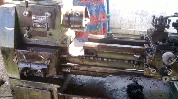 แท่นกลึง ต้าชิง 500 A  เกียร์บล็อก 3 เพลา พร้อมใช้งาน 65,000