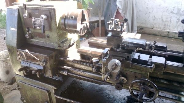 แท่นกลึง ต้าชิง 500 A  เกียร์บล็อก 3 เพลา พร้อมใช้งาน 65,000